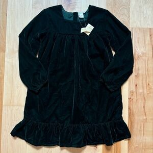 NWT Yo Baby Velvet Green Christmas Dress